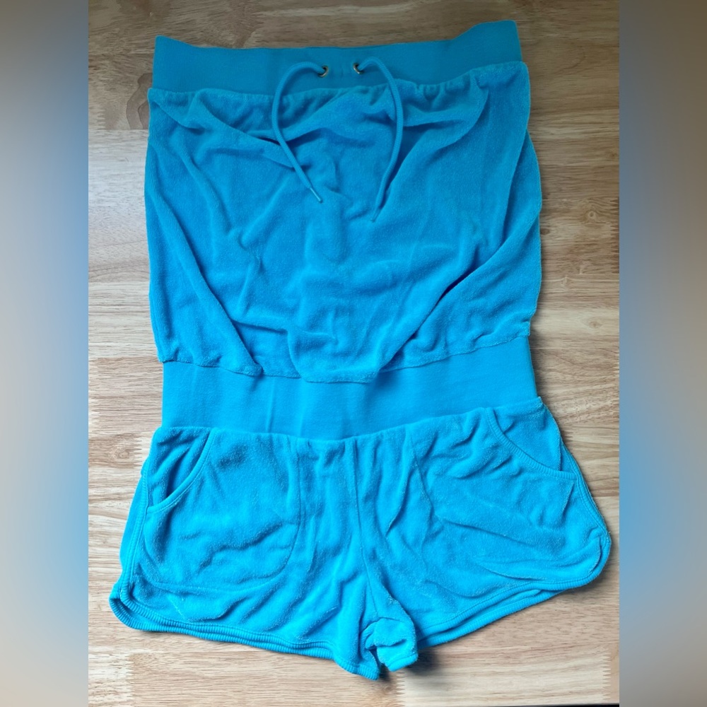 Early 2000s Y2K Joe Boxer One Piece Bathing Suit Cover Jumpsuit Towel Material